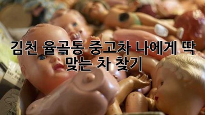 김천 율곡동 중고차: 나에게 딱 맞는 차 찾기